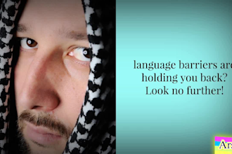 professional arabic subtitle writer for your videos