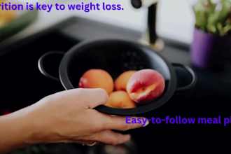 create HQ weight loss promo video, nutrition, dietary, gym, fitness video ads