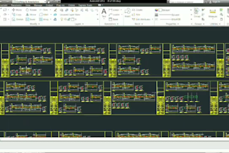 make plan, elevation, sections in autocad