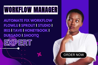 automate fix workflow flowlu sprout studio iris tave honeybook dubsado shootq