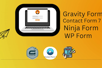 create wordpress contact form 7, gravity form, ninja form