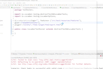 create bdd test automation using selenium and cucumber
