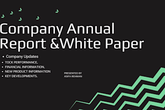 write design company annual report white paper case study