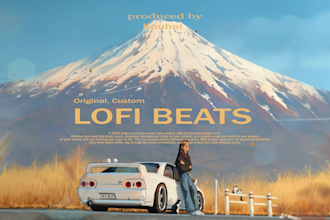 make an original lofi beat from scratch for you