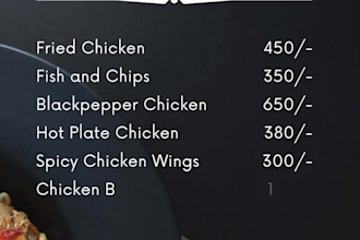 design restaurant menu, food menu, restaurant banner
