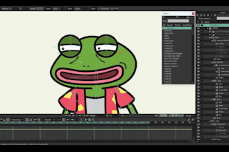 do character rigging for 2d animation, kids in moho pro