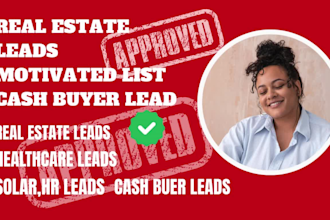 motivated seller list cash buyer estate hr solar lead crypto lead skip tracing