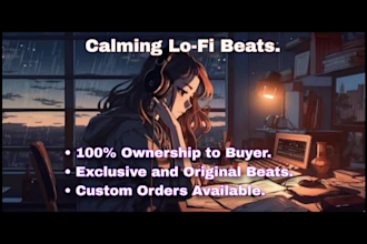 produce beautiful chill lofi beats for you