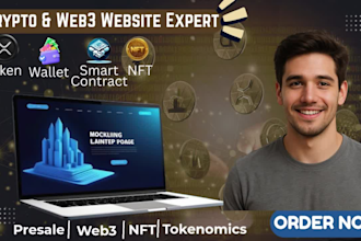 develop a memecoin website nft marketplace and smart contract on solana