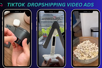 do tik tok ads, dropshipping tik tok video ads, ugc video