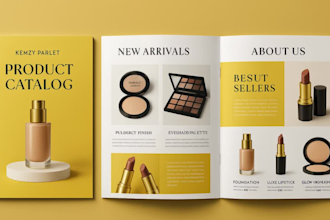 design sales driven product catalog, sell sheet, catalogue, magazine, brochure