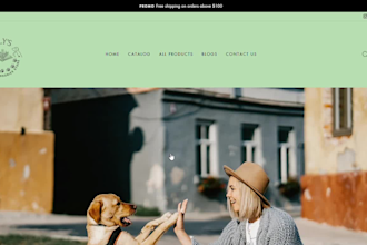design shopify store, redesign shopify dropshipping pet store, fashion store