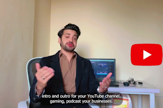 make best youtube intro and outro in 24 hrs