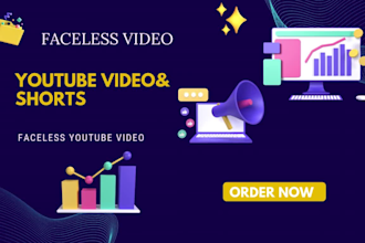 do faceless video and shorts, also faceless youtube video