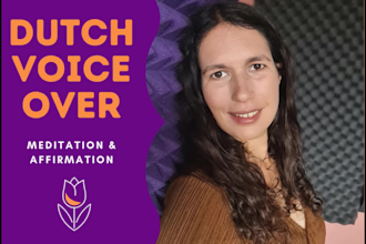 be the soothing female voice over for your dutch meditation
