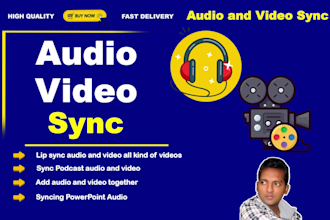 sync edit and fix video and audio files