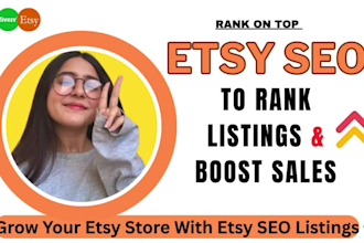rank etsy SEO listings to bost your etsy sales