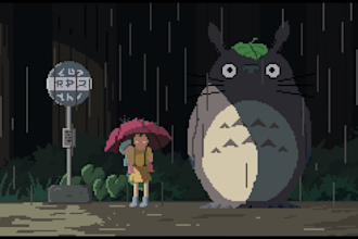 make pixel art animation for your lofi or stream