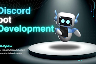 do custom discord bot development with API integration
