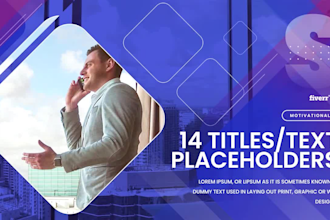 create a modern corporate presentation promo video