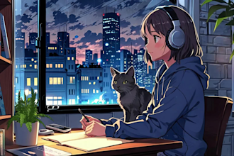 make lofi animated videos