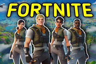 create for you a professional fortnite thumbnail