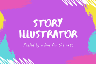 create story illustrations and vector illustrations