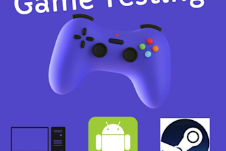 test and review your PC or android game