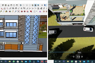 do 3d modelling in revit and sketchup