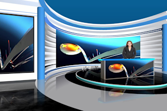 make custom HQ vmix virtual news studio