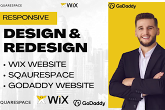 do wix website redesign,develop godaddy, godaddy website design fix godaddy bugs
