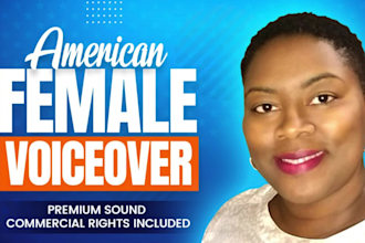 give your african american female character a pro voice over