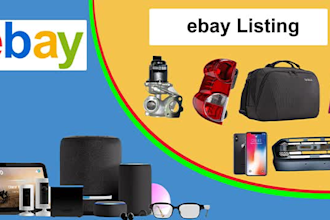 do ebay listing, ebay product listing, ebay SEO listing, ebay lister