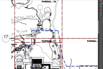 design your 2d site plan and landscape plan in autocad