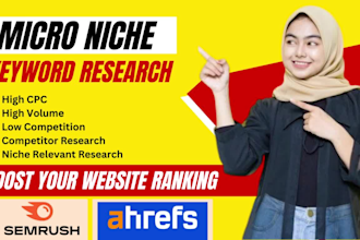 do micro niche keyword research for ranking websites, blogging, and amazon