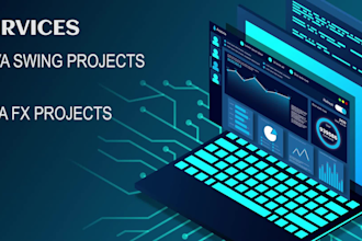 build java applications, java swing, javafx programming task