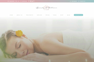 create jewelry, beauty, spa, cosmetic, makeup website