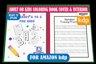 draw coloring book pages for children low content interior design for amazon kdp