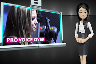 create promotional video with 3d character