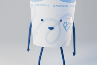3d product design as a character