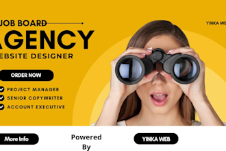 personal website, portfolio website, recruitment website, agency website