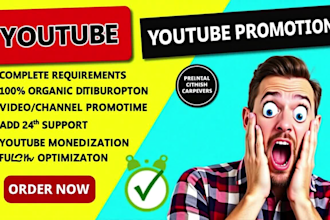 do organic youtube video promotion for fast channel growth