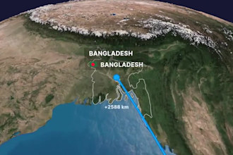 realistic map animation, cinematic map animation, gis animation and map design