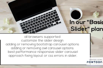 create your responsive slider or carousel for wordpress website or any platform