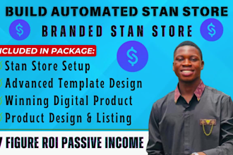 stan store setup, stan store products upload, stan store design, etsy shop setup