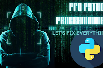 fix, edit, create, read, or run your python script
