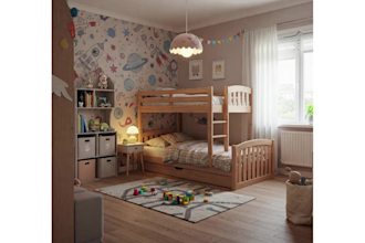 design bunk bed for kid in small interior saving spaces