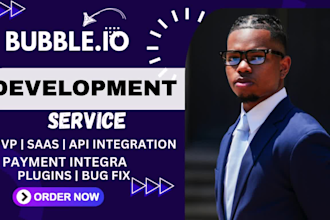 be your expert bubble io developer for mvp saas web app API bug fix