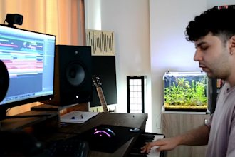 make piano, strings, orchestral arrangement with scores
