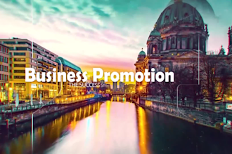 make creative intro and promo video ad slideshow ad